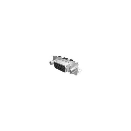 Fci D Subminiature Connector, 25 ContactS, Female, 0.109 Inch Pitch, Press Fit Terminal, No 4-40 D25S82C6GX00LF
